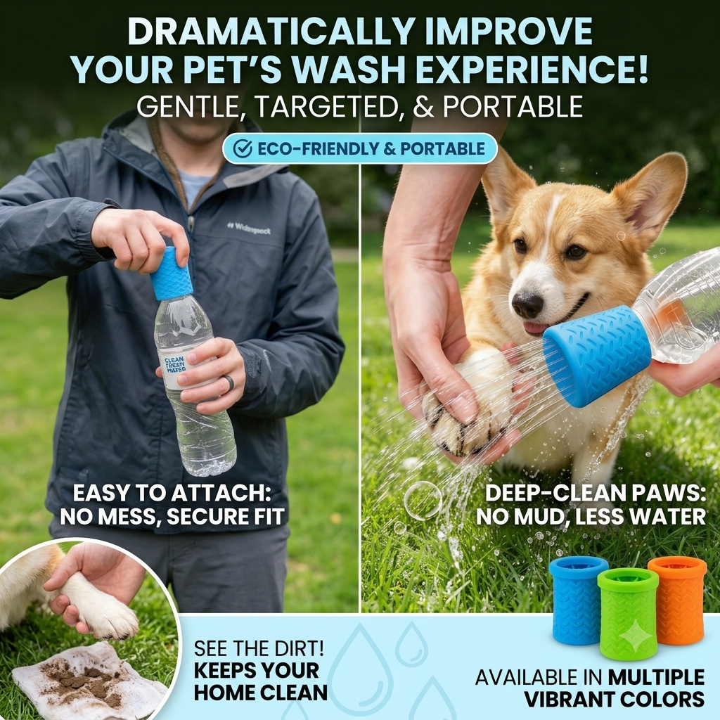 How the pet shower nozzle works